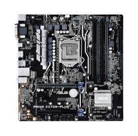 PRIME Z270M-PLUS ASUS Socket LGA 1151 Intel Z270 Chipset 7th/6th Generation Core i7 / i5 / i3 / Pentium / Celeron Processors Support DDR4 4x DIMM 4x SATA 6.0Gb/s Micro-ATX Motherboard (Refurbished)