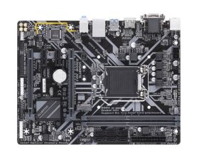 B360M HD3 Gigabyte Socket LGA 1151 Intel B360 Express Chipset 8th Generation Core i7 / i5 / i3 / Pentium / Celeron Processors Support DDR4 2x DIMM 6x SATA 6.0Gb/s Micro-ATX Motherboard (Refurbished)