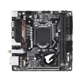 B360NAORUSGAMINGWIFIrev10 Gigabyte Socket LGA 1151 Intel B360 Express Chipset 8th Generation Core i7 / i5 / i3 / Pentium / Celeron Processors Support DDR4 2xDIMM 4x SATA 6.0Gb/s Mini-ITX Motherboard Refurbished (Refurbished)