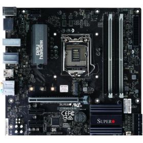MBD-C7B360-CB-MW-O SuperMicro C7B360-CB-MW Socket LGA 1151 Intel B360 Express Chipset 8th Generation Core i7 / i5 / i3 / Pentium / Celeron Processors Support DDR4 4x DIMM 6x SATA3 6.0Gb/s Micro-ATX Motherboard (Refurbished)