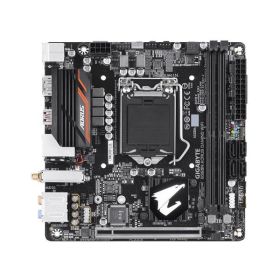 B360N AORUS GAMING WIFI Gigabyte Socket LGA 1151 Intel B360 Express Chipset 8th Generation Core i7 / i5 / i3 / Pentium / Celeron Processors Support DDR4 2x DIMM 4x SATA 6.0Gb/s Mini-ITX Motherboard (Refurbished)