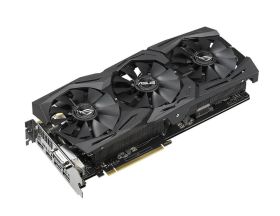 ROG-STRIX-GTX1080-8G-11GBPS ASUS Nvidia GeForce 8GB GDDR5X 256-Bit 2x HDMI / 2x DisplayPort / HDCP/ DVI-D PCI-Express 3.0 Video Graphics Card