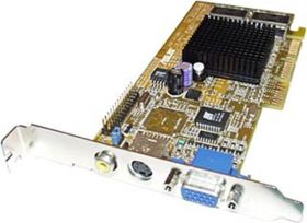 V7100M-LP ASUS Nvidia GeForce2 MX200 32MB AGP 4x Video Graphics Card