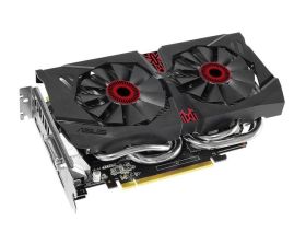 90YV07Q0-M0NA00 ASUS STRIX-GTX960-DC2OC-4GD5 Nvidia GeForce GTX 960 4GB GDDR5 128-Bit HDMI / DisplayPort / DVI-I PCI-Express 3.0 Video Graphics Card