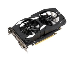 DUAL-GTX1650-4G ASUS Nvidia GeForce GTX 1650 4GB GDDR5 128-Bit HDMI / DisplayPort / DVI-D / HDCP PCI-Express 3.0 Video Graphics Card