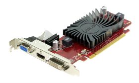 R5230-SL-1GD3-L ASUS AMD Radeon R5 230 1GB DDR3 64-Bit HDMI / DVI-D / D-Sub HDCP Support PCI-Express 2.1 Video Graphics Card