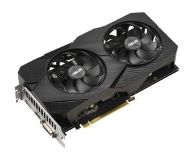DUAL-GTX1660-A6G-EVO ASUS Nvidia GeForce GTX 1660 6GB GDDR5 192-Bit HDMI / DisplayPort / DVI-D / HDCP PCI-Express 3.0 Video Graphics Card