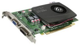 01G-P3-1226-LR EVGA GeForce GT 220 1GB DDR3 128-Bit DVI / VGA / HDMI PCI-Express 2.0 x16 Video Graphics Card