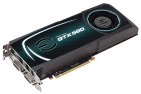015-P3-1580-TR EVGA Nvidia GeForce GTX 580 1536MB GDDR5 384-Bit Mini HDMI / Dual DVI PCI-Express 2.0 x16 Video Graphics Card
