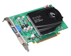 01G-P3-1236-RX EVGA Nvidia GeForce GT 240 1GB DDR3 128-Bit DVI/ VGA/ HDMI PCI-Express 2.0 x16 Video Graphics Card
