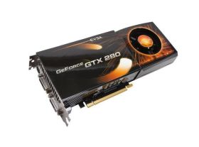01G-P3-1283-CR EVGA GeForce GTX 280 Superclocked 1GB GDDR3 512-Bit PCI Express 2.0 x 16 Dual Link DVI-I/ HDTV Video Graphics Card