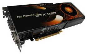 01G-P3-1280-RX EVGA GeForce GTX 280 1GB 512-Bit GDDR3 PCI Express 2.0 x16 Dual DVI/ S-video Out/ HDMI Video Graphics Card