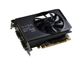 01GP43743AR EVGA GeForce GT 740 Superclocked 1GB 128-bit GDDR5 PCI Express 3.0 x16 DVI-D/ DVI-I/ HDMI Video Graphics Card