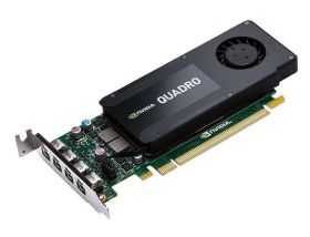 VCQK1200DP-PB PNY Quadro K1200 4GB 128-bit GDDR5 PCI Express 2.0 x16 4x Mini DisplayPort Low Profile Video Graphics Card