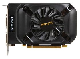 VCGGTX7501XPB_BIN3 PNY GeForce GTX 750 1GB GDDR5 128-Bit PCI Express 3.0 x16 Dual DVI/ mini HDMI Video Graphics Card