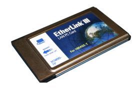 3C589D-TP 3Com EtherLink III Single-Port RJ-45 10Mbps 10Base-T PC Card Network Adapter