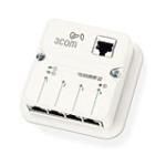 3CNJ205 3Com IntelliJack NJ205 Ethernet Switch 4 x 10/100Base-TX LAN (Refurbished)