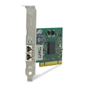 AT-2931SX-SC Allied Telesis Dual-Ports 1Gbps 1000Base-SX 64-Bit PCI-X Gigabit Ethernet Fiber Adapter