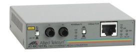 AT-MC101XL Allied Telesis Fast Ethernet 100Base-TX to 100Base-FX (ST) Multi-Mode Fibre 2km Stand-Alone Media Converter