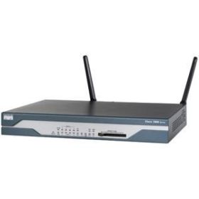 CISCO1802 Cisco 1802 Integrated Services Router 8x 10/100Base-TX LAN, 1 x 10/100Base-TX WAN, 1 x ADSLoISDN WAN, 1 x ISDN BRI (S/T) WAN (Refurbished)