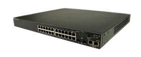 3524P Dell PowerConnect 24-Ports 10/100 + 2 x shared SFP + 2 x 10/100/1000 Fast Ethernet Switch (Refurbished)