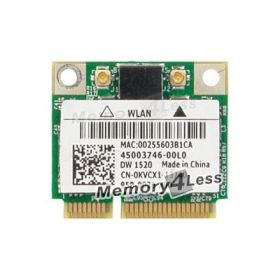 430-3866 Dell Wireless 1520 (11agn) WLAN Half-Height mini-Card for Dell Inspiron / Latitude / Studio Laptops / Alienware / OptiPlex / Precision Mobile WorkStations