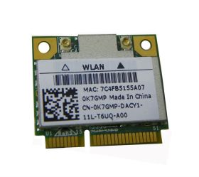 K7GMP Dell Realtek RTL8188CE Inspiron 802.11b/g/n Mini Wi-Fi Wireless PCI-Express Card