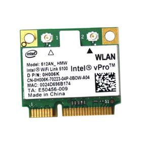 H006K-02 Dell Wireless Intel 5100 802.11a/b/g/n PCi Express Half Height Mi