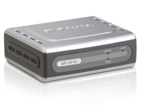 DP-301U-A1 D-Link DP-301U Fast Ethernet Print Server 10/100TX 1 USB Port