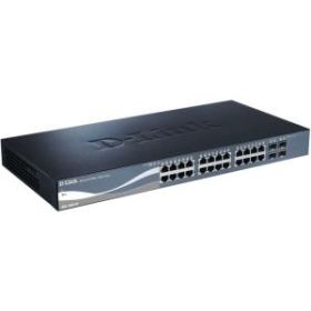 DGS-1500-28 D-Link 24-Ports Gigabit SmartPro Switch 4 SFP Ports (Refurbished)