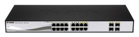 DGS-1210-16-C3 D-Link 16-Ports Gigabit WebSmart Switch with 4 Combo SFP Slots (Refurbished)