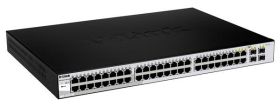 DGS-1210-48 D-Link WebSmart 10/ 100/ 1000Mbps 48-Ports Gigabit Switch with 4 Combo SFP Ports (Refurbished)