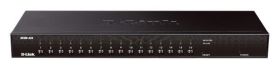 DKVM-450 D-Link 16-Ports 1U Rack-mountable KVM Ethernet Switch (Refurbished)