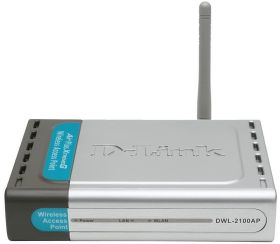 DWL-2100AP-A1 D-Link High Speed 2.4GHz (802.11g) Wireless 108Mbps Access Point (Refurbished)