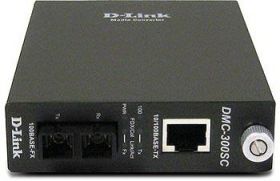 DMC-300SC-A1 D-Link 100Base-TX to 100Base-FX Multimode SC Media Converter (Refurbished)