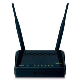 DIR-515 D-Link Wireless Router IEEE 802.11n ISM Band 300 Mbps Wireless Speed 4 x Network Port 1 x Broadband Port Desktop (Refurbished)