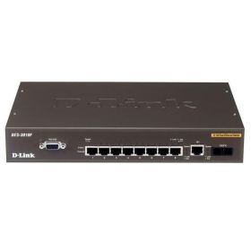 DES-3010F D-link 10-Ports Managed Ethernet Switch 1x 1000mbit 1x Fx (Refurbished)