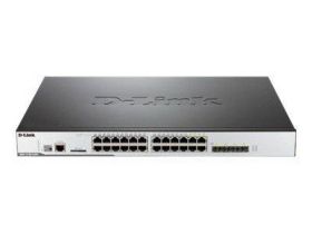 DWS-3160-24PC D-Link 24-Ports Unified Wireless Gigabit PoE L2+ Switch (Refurbished)