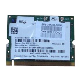 381303R-001 HP Mini PCI IEEE 11MBps 802.11b/g Wireless LAN (WLAN) Network Interface Card