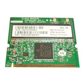349323-001 HP Mini PCI 54G WiFi 802.11b/g Wireless LAN (WLAN) Network Interface Card for HP NX9010 Notebook