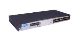 J3295A HP ProCurve 24-Port 10/100Base-T Ethernet Network Hub RJ-45 Input Connectors