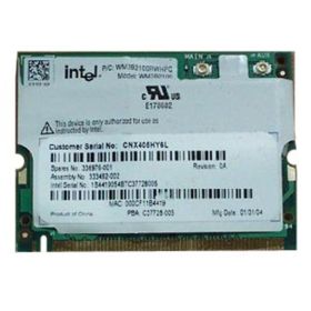 333492-002 HP Mini PCI IEEE 11MBps 802.11b/g Wireless LAN (WLAN) Network Interface Card
