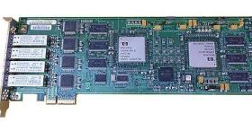 393479-001 HP StorageWorks 2344F Quad-Ports LC 2Gbps Fibre Channel PCI-X Host Bus Network Adapter