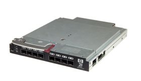 411121-001N HP Brocade 4/24 SAN 24-Ports SFP (16-Internal and 8-External) 4GB Ethernet Fabric Switch for HP BladeSystem C-Class (Refurbished)