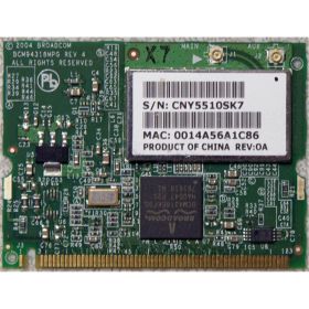 394811-001 HP Mini PCI 54G 802.11b/g High Speed Wireless LAN (WLAN) Network Interface Card for HP Pavilion Notebook PCs