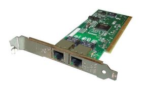 AB290-60001 HP Dual-Ports 1Gbps 1000Base-T Gigabit Ethernet PCI-X LAN Host Bus Network Adapter