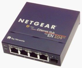 EN104TP NetGear 10Base-T 4-Port Ethernet Hub (Refurbished)