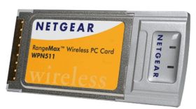 WPN511GE NetGear RangeMax 802.11b/g Wireless PC Card (Refurbished)