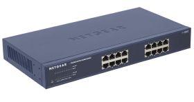 JGS516-200EUS NetGear ProSafe 16-Ports 10/100/1000Mbps RJ45 Gigabit Unmanaged Rackmount Switch (Refurbished)