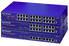 DS524 Netgear Dual Speed Stackable Hub 24 x Stackable Ethernet Hub (Refurbished)